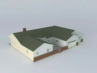 Tower House Free 3D model