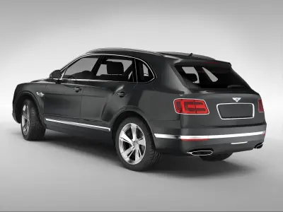 Bentley Bentayga 2017 3D model