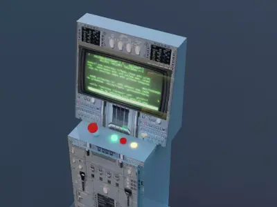 Industrial Lift Platform Free low-poly 3D model