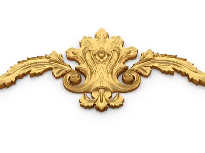 Classic decor ornament 79  3D model
