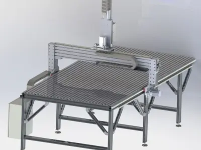 CNC ROUTER MACHINE 3D model
