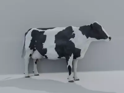 MilkCow animated 3D 3D model