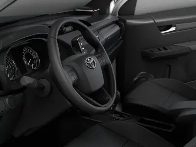 Toyota Hilux Xtra Cab HQ Interior 2024 3D model