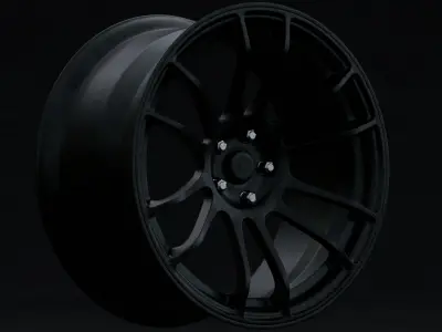 AVID1 AV20 Aftermarket Wheel Low-poly 3D model