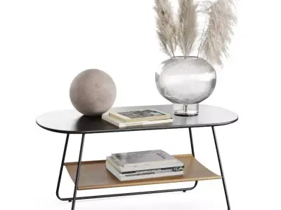 Hm Shelved Coffee Table 3D model