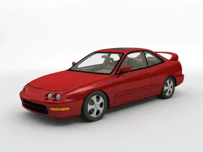  1998 Acura Integra R Coupe 3D model