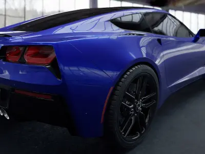 Corvette c 7 chevrolet stingray 3D model