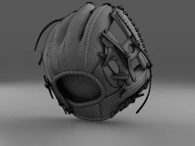 Baseball Glove Cream 3D model