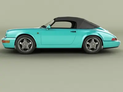 Porsche 911 964 Speedster 3D model