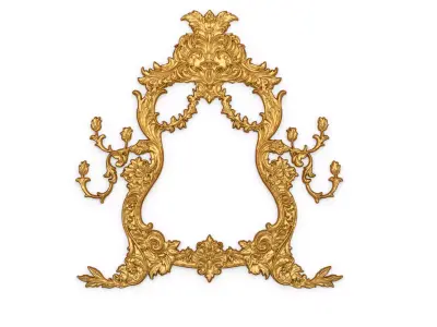 Classic decor ornament carved 65 3D model