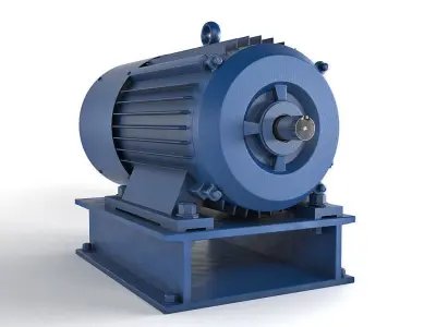 electric motor 3D model