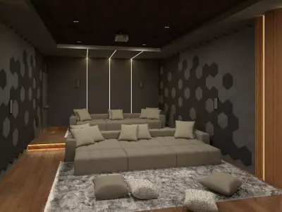 Home Theater 02 3D model