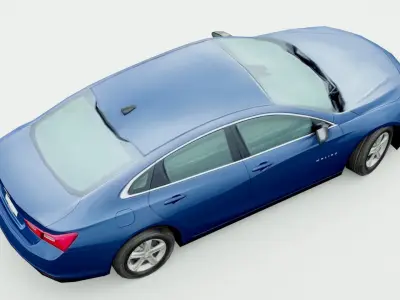 Chevrolet Malibu LS 2023 Low-poly 3D model