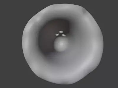 Funny Middle Finger Ghost 3D print model