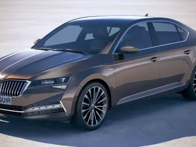 Skoda Superb 2020 3D model