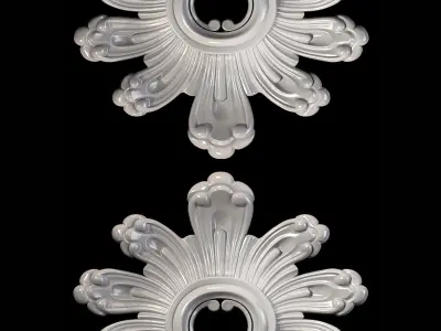 Classic carved 058 3D model