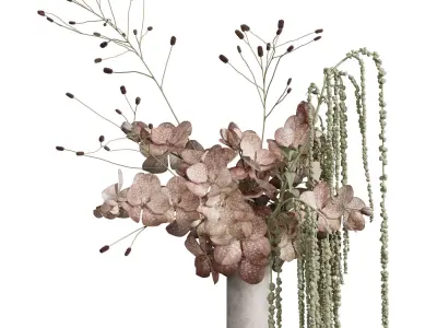 Flower In Vase 124 3D model