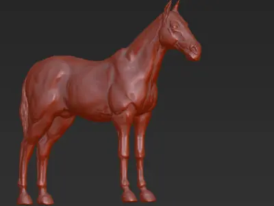 Horse Highpoly sculpt 3D model 3D model