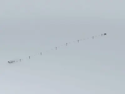 St. Louis Express Quad Chairlift  Free 3D model