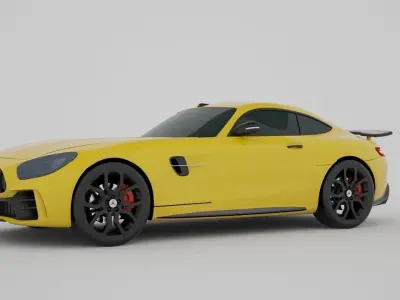 3D Mercedes-AMG GT R Coupe model 3D model