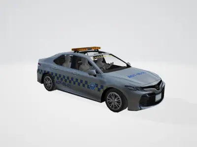 Low Poly Thai FollowMe Car Low-poly 3D model