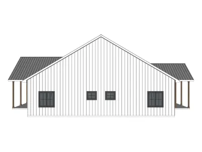 Barndominium House 095 -Archimple LLC 3D model