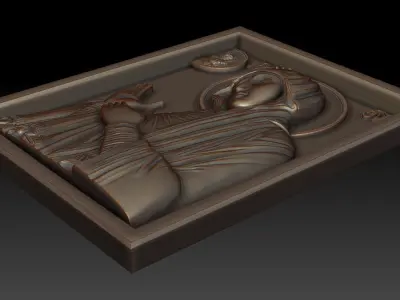 Mother of God Maheriotissa 3D model