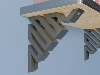 Shelf Bracket  1 3D print model