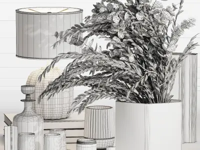 Decorative Set 015 3D model