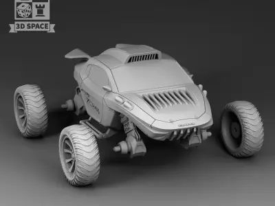 Futuristic Cars - Vandul 3D print model