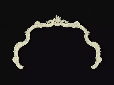 headboard bed 3D model