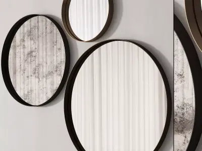 214 De Castelli Riflesso mirror 3 options 3D model