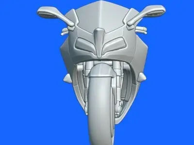 ROAD SUPERBIKE STL 3D print model