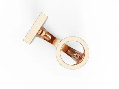 Empty round ring 3D print model