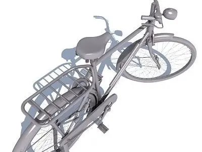 3D Street Bicycle 3D model