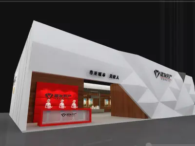 Exhibition - Area - 25X15-3DMAX2009-012 3D model