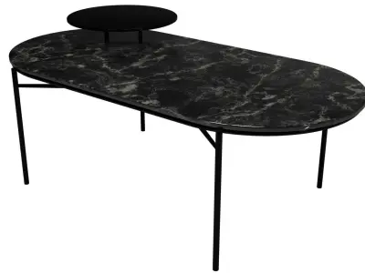 Modern Marble Coffee Table 3D model