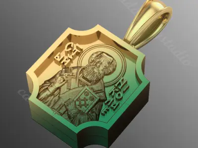 Pendant od 65 religion  3D print model