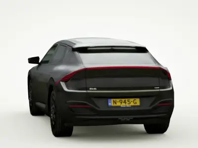 KIA EV6 2022 Low-poly 3D model