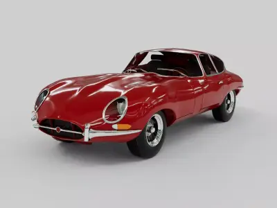 Jaguar E-Type 1061 3D model