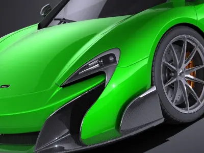 McLaren 675LT 2017 VRAY 3D model