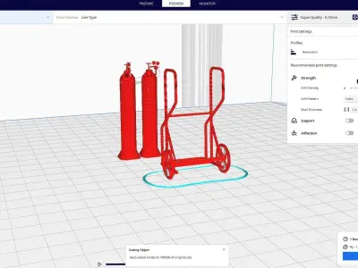 welding gas 3D print model