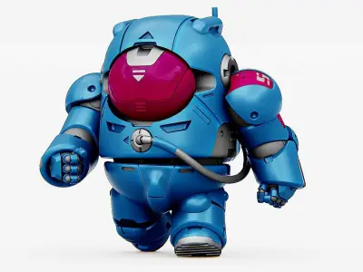 Among us Character-C  Rigged for Unreal Engine - Unity - MIXAMO  3D model
