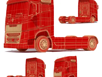 volvo fh16 750 3D model