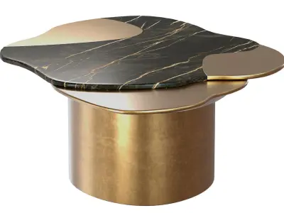Vincenzo De Cotiis bronze Coffee Table 3D model