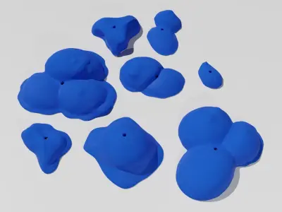 Mini Indoor Rock Climbing Holds 3D print model