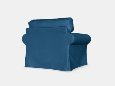 EKTORP Armchair 3 Low-poly 3D model