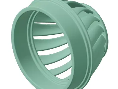 Plastic Turbine Roof Ventilator Toy 3D model