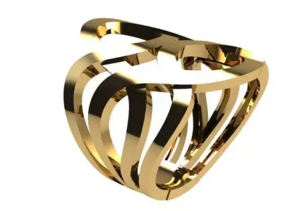 Casual ring  3D print model