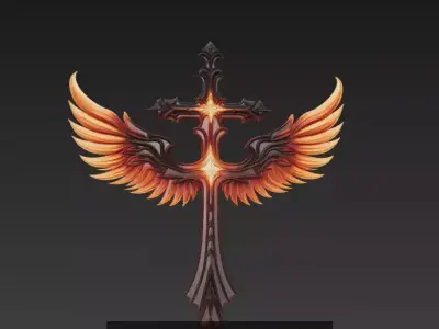 tylized Cross Collection - Ornamental - Fantasy Inspired